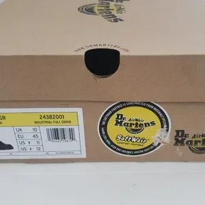 NEW Dr Doc Martens 1469 SR Black Safety Shoe Boots Men\'s US 11 Womens US 12 Dr. Martens | Shoes | New Dr Doc Martens 469 Sr Black Safety  main image 4